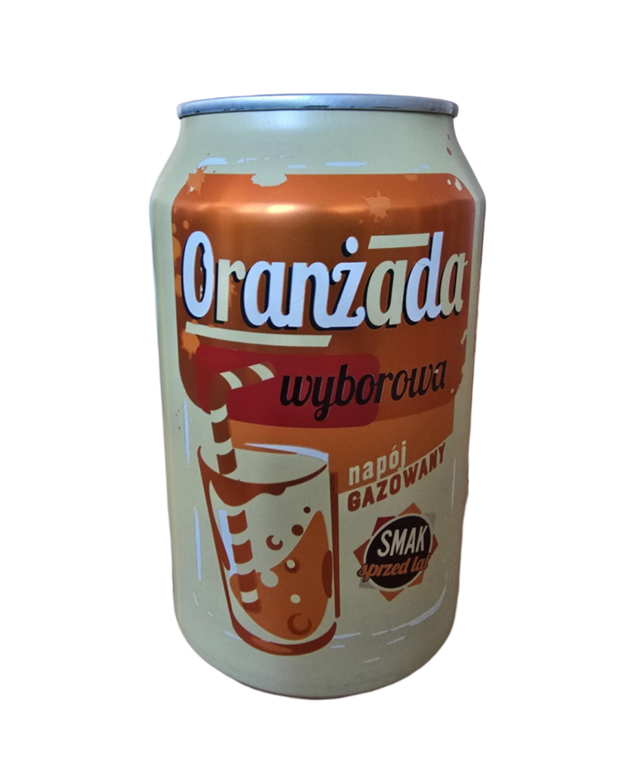 Oranżada Wyborowa PRL gazowana 24x 330ml