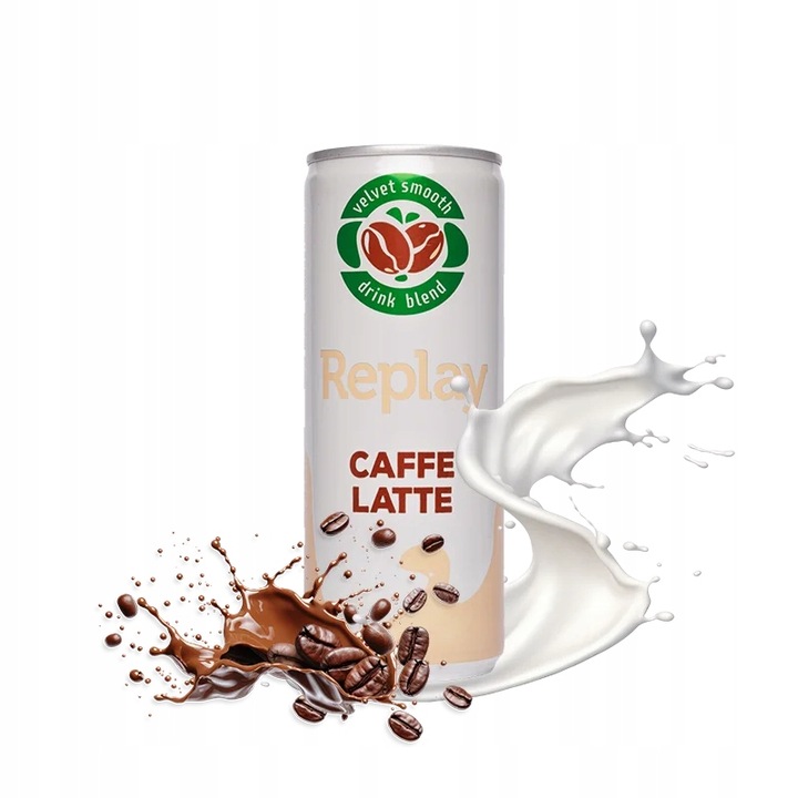 Mrożona Kawa Latte - Kawa w puszce REPLAY Caffe Latte 1x 250ml